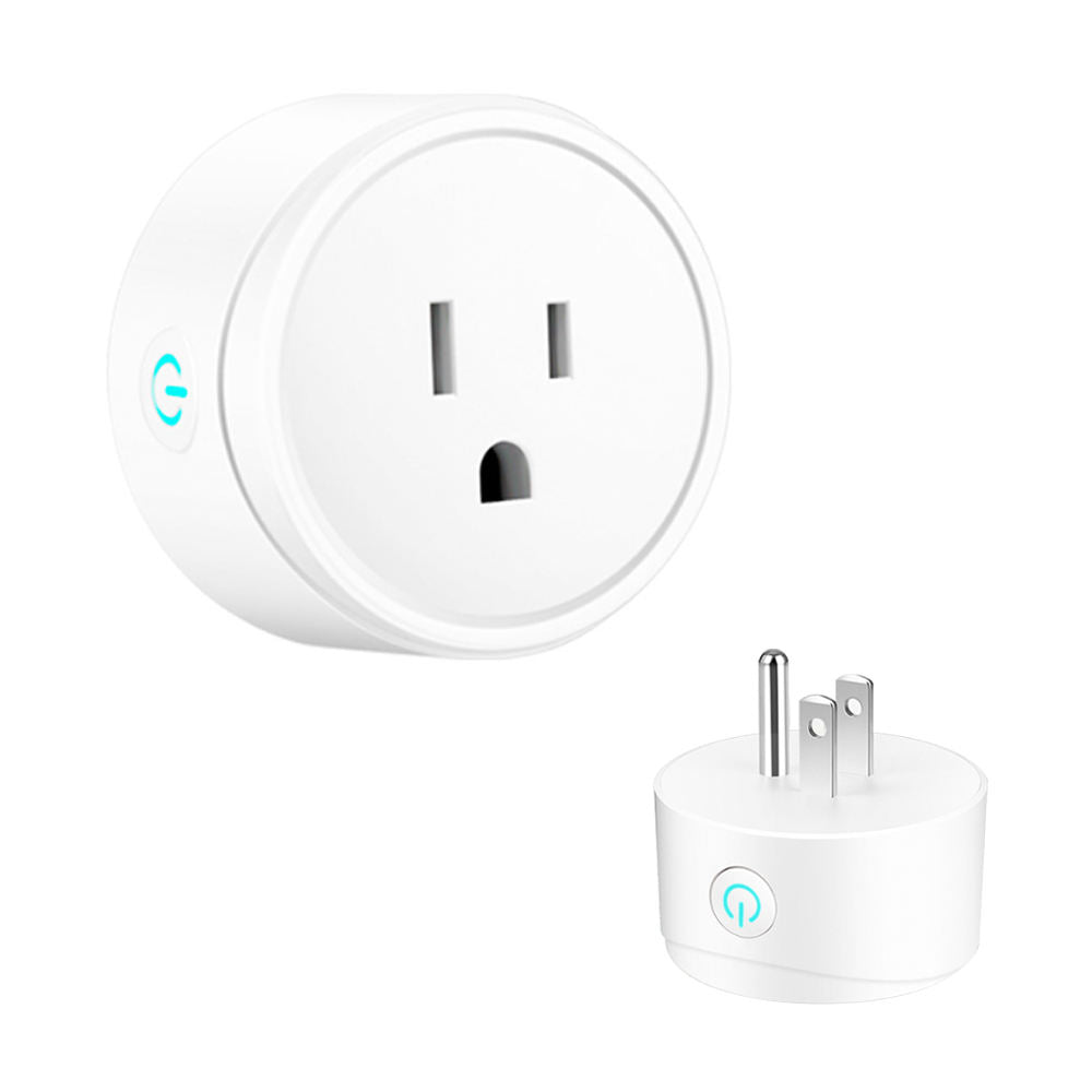 HONPNK15 V0 Fireproof US Standard WiFi Smart Socket Mobile Phone Switch Voice Remote Control Circular Smart Plug