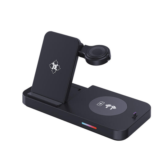 Convenient 3 in 1 15W Wireless Charger Cross-Border New Home Use Foldable for Huawei for Apple for Samsung Phones Watches
