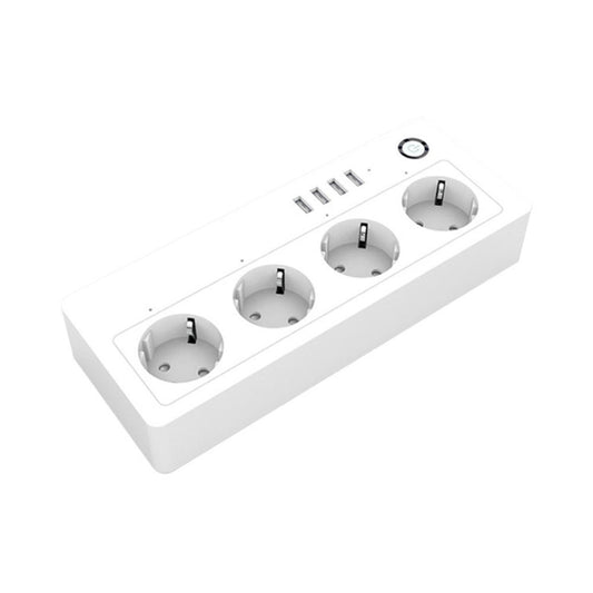 HONPNK Remote Control Mobile Phone Timer Function European Standard Power Strip WiFi Smart Power Strip Tuya Design Smart Socket
