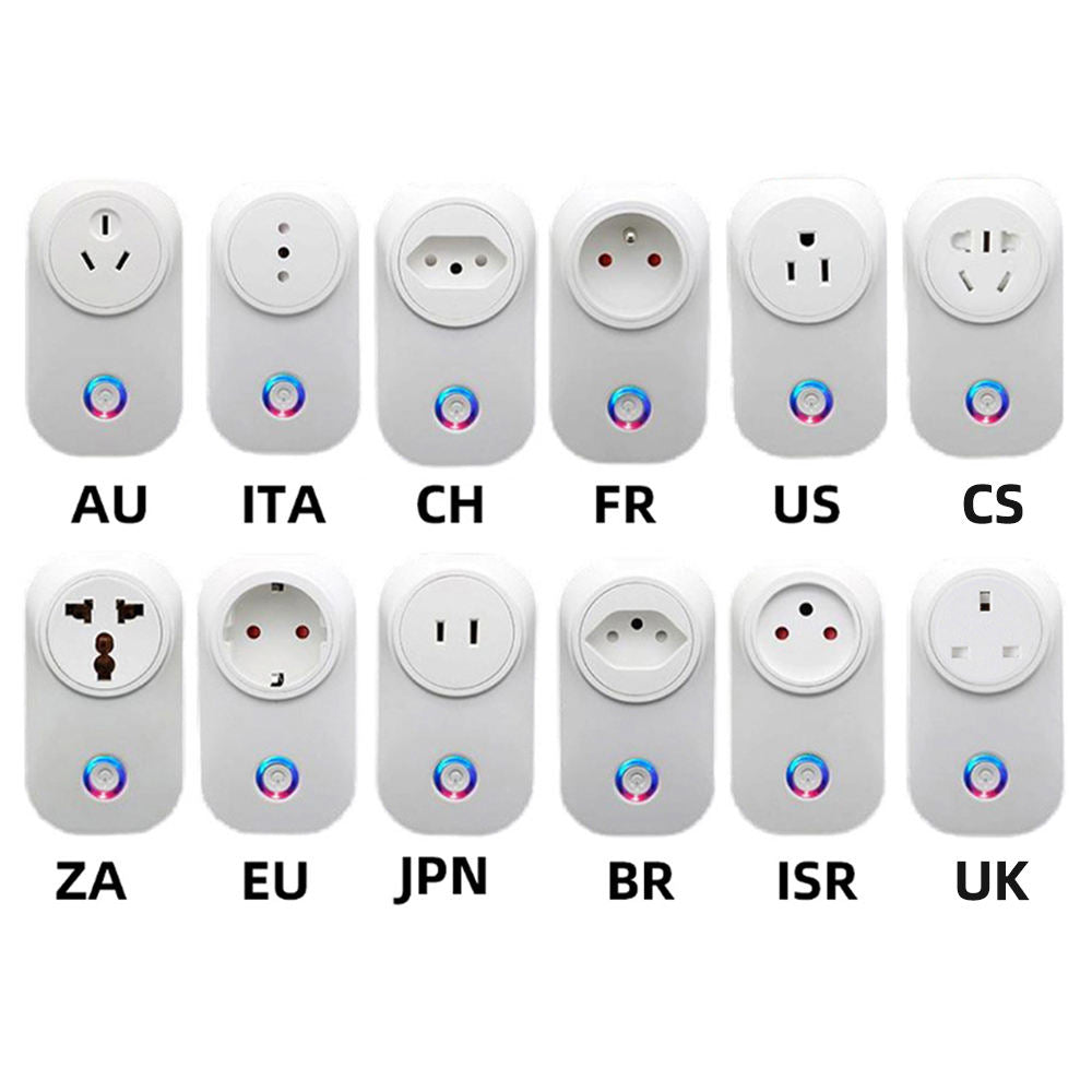 HONPNK02 Zigbee AU EU UK US JPN ITA WiFi Smart Socket Supports Alexa Voice Control
